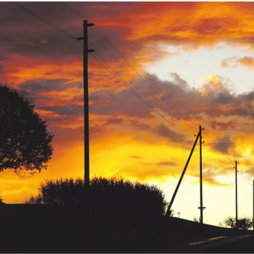 Abendstimmung auf «alten Berg» in Wölflinswil - Abendstimmung am 4. Oktober auf «alten Berg» in Wölflinswil. Leserfoto: Hans Böller-Herzog