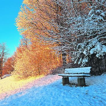 LESERFOTO - Noch vor Kurzem war es Winter in Laufenburg. Foto: Georg Kalt, Laufenburg