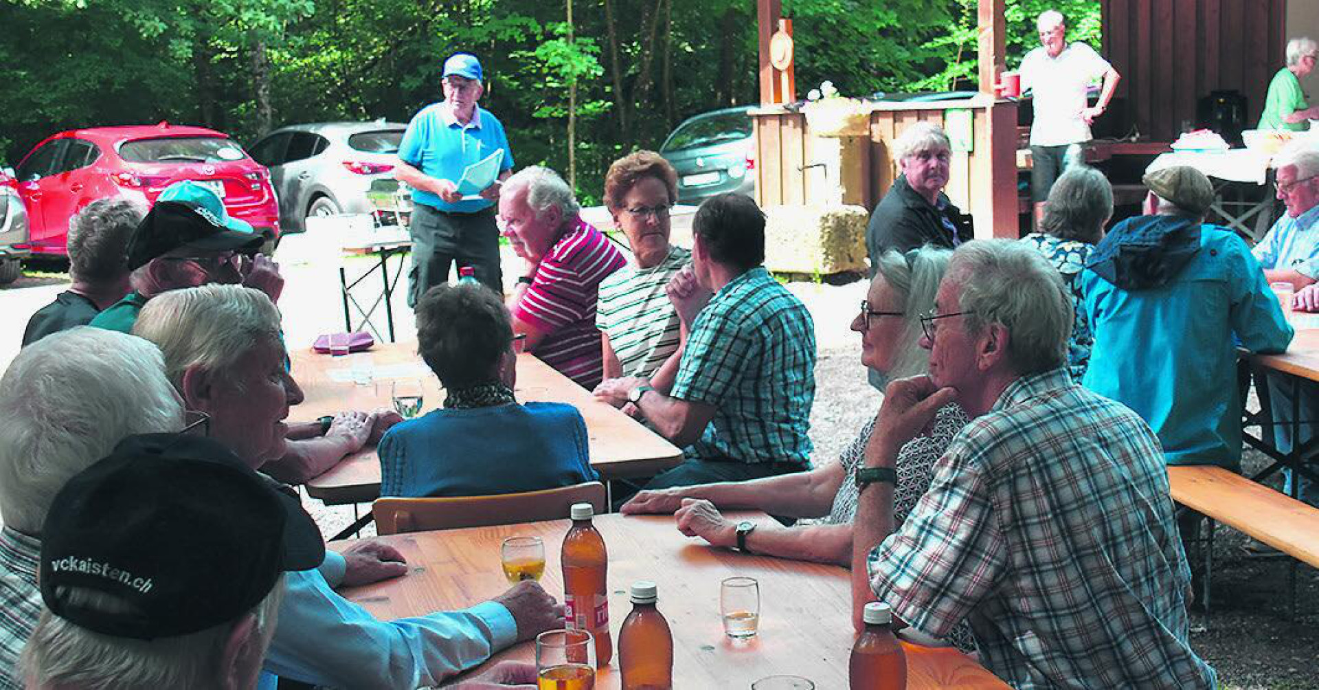 Geselliges Zusammentreffen der Rad-Veteranen