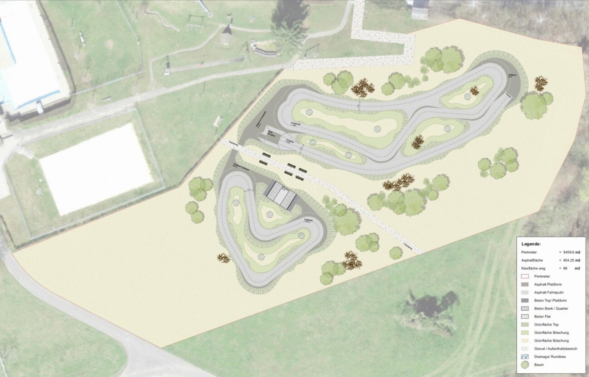 Mit Unterschriften gegen geplanten Pumptrack in Magden