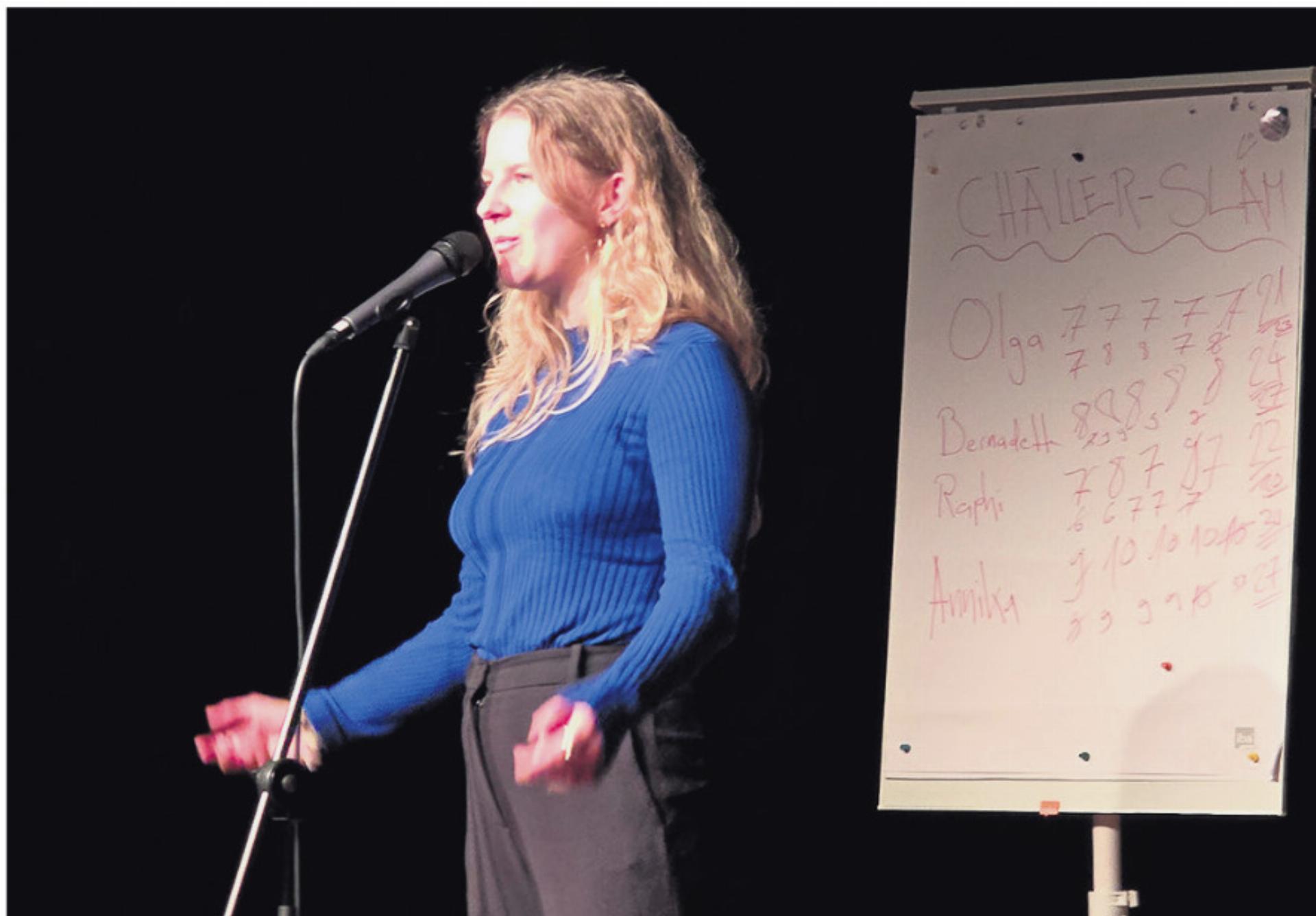 Das «Ding» am Poetry Slam in Möhlin - Das Bild wird blockiert. – Möglicherweise durch einen aktiven Adblocker.
