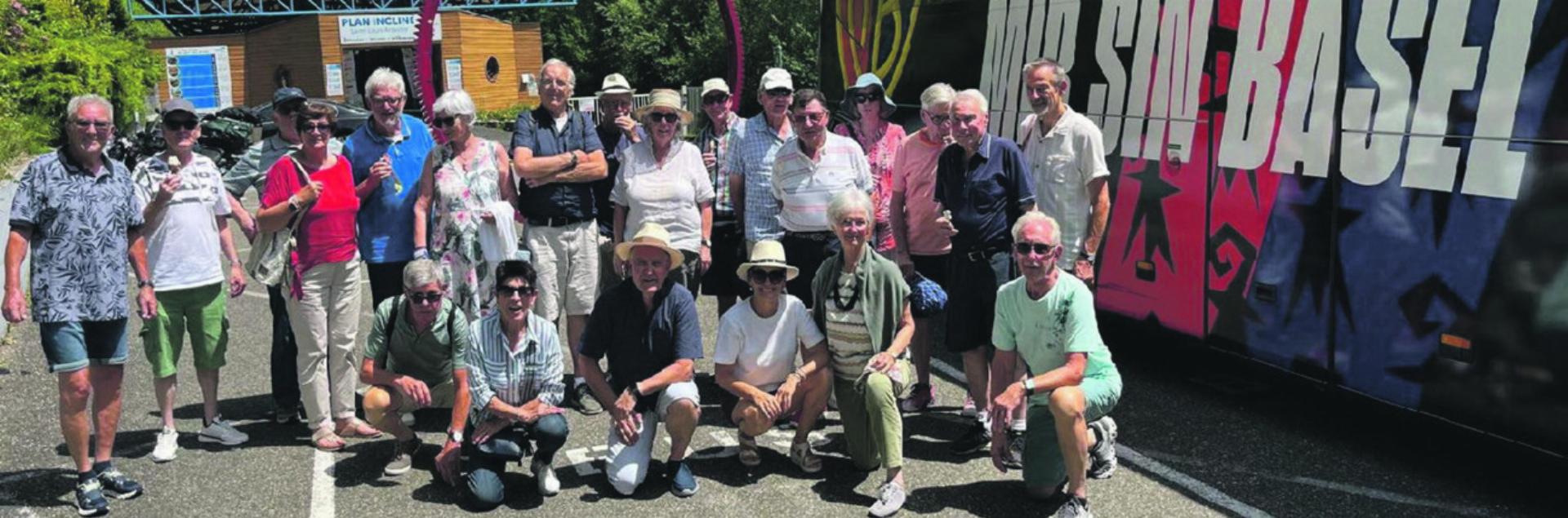 VEREINSREISE VOM VELOCLUB RHEINFELDEN ZUM SCHIFFSHEBEWERK IN SAINT-LOUIS/ARZVILLER