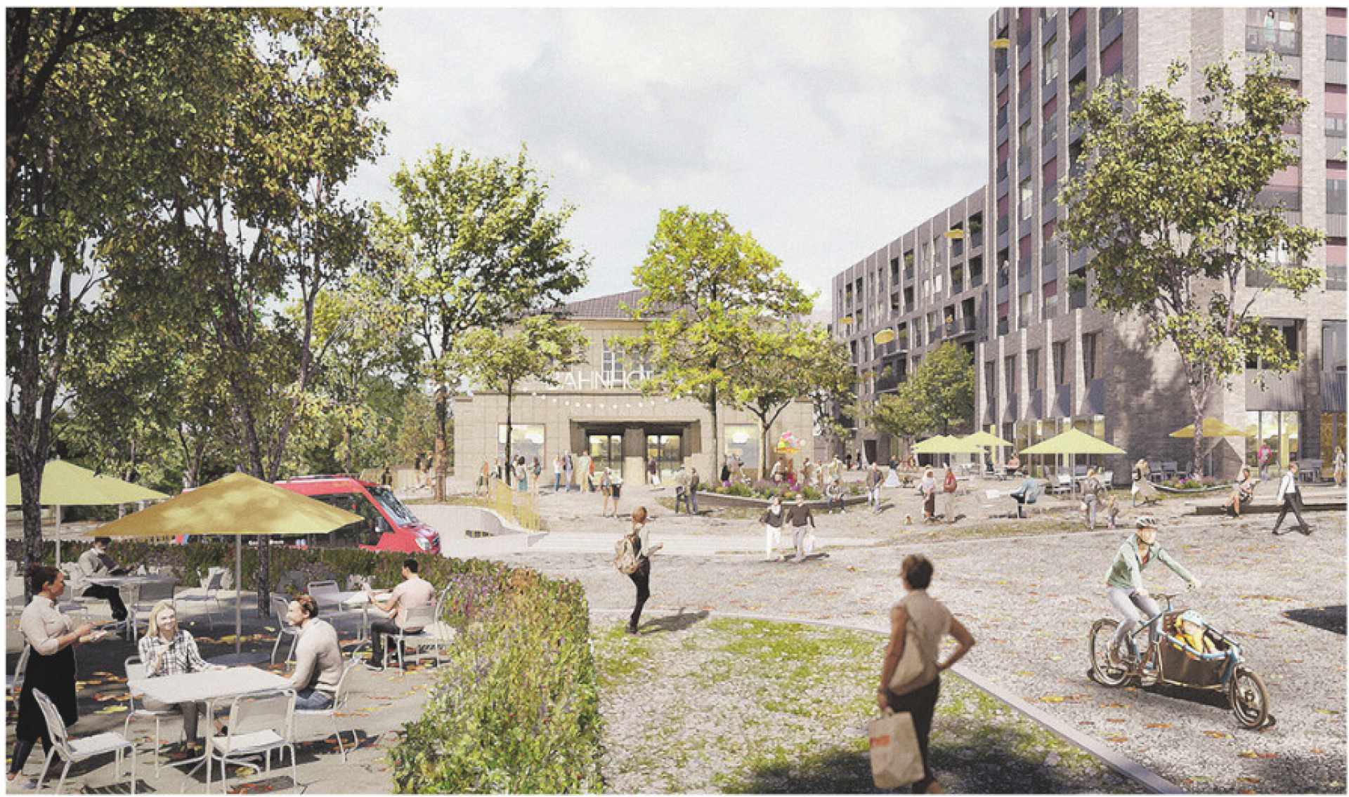 Erstes Baugesuch für «Neue Mitte» - Das Bild wird blockiert. – Möglicherweise durch einen aktiven Adblocker.