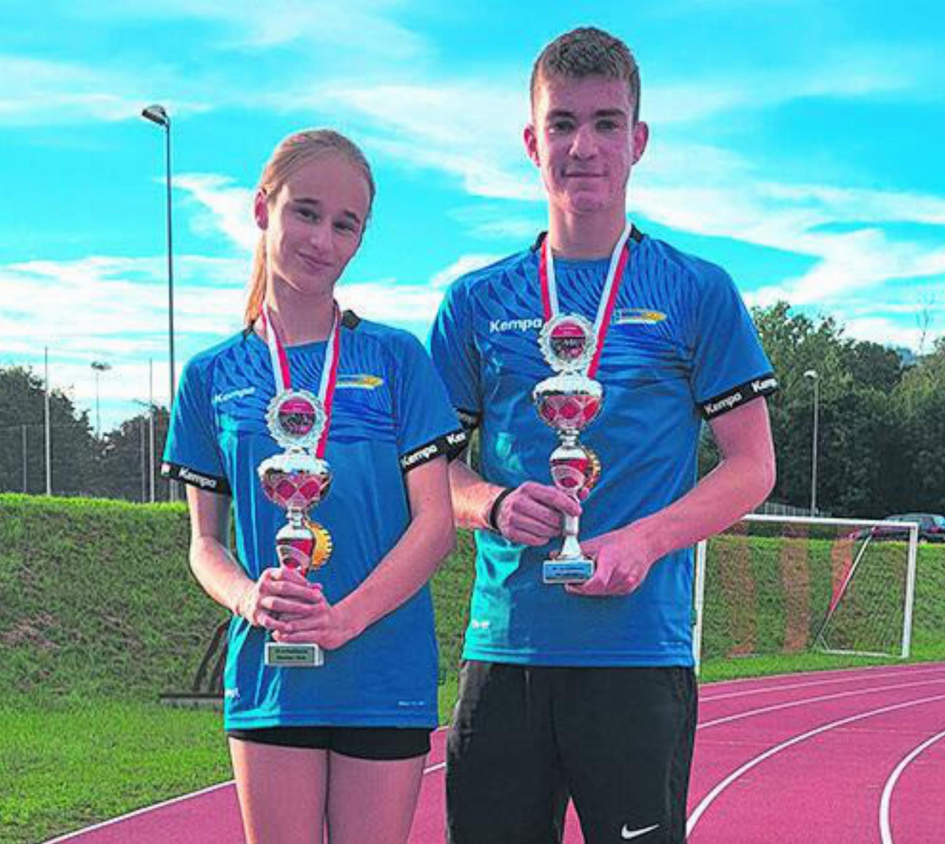 Lanea Ernst und Micha Stritt sind die Schnellsten