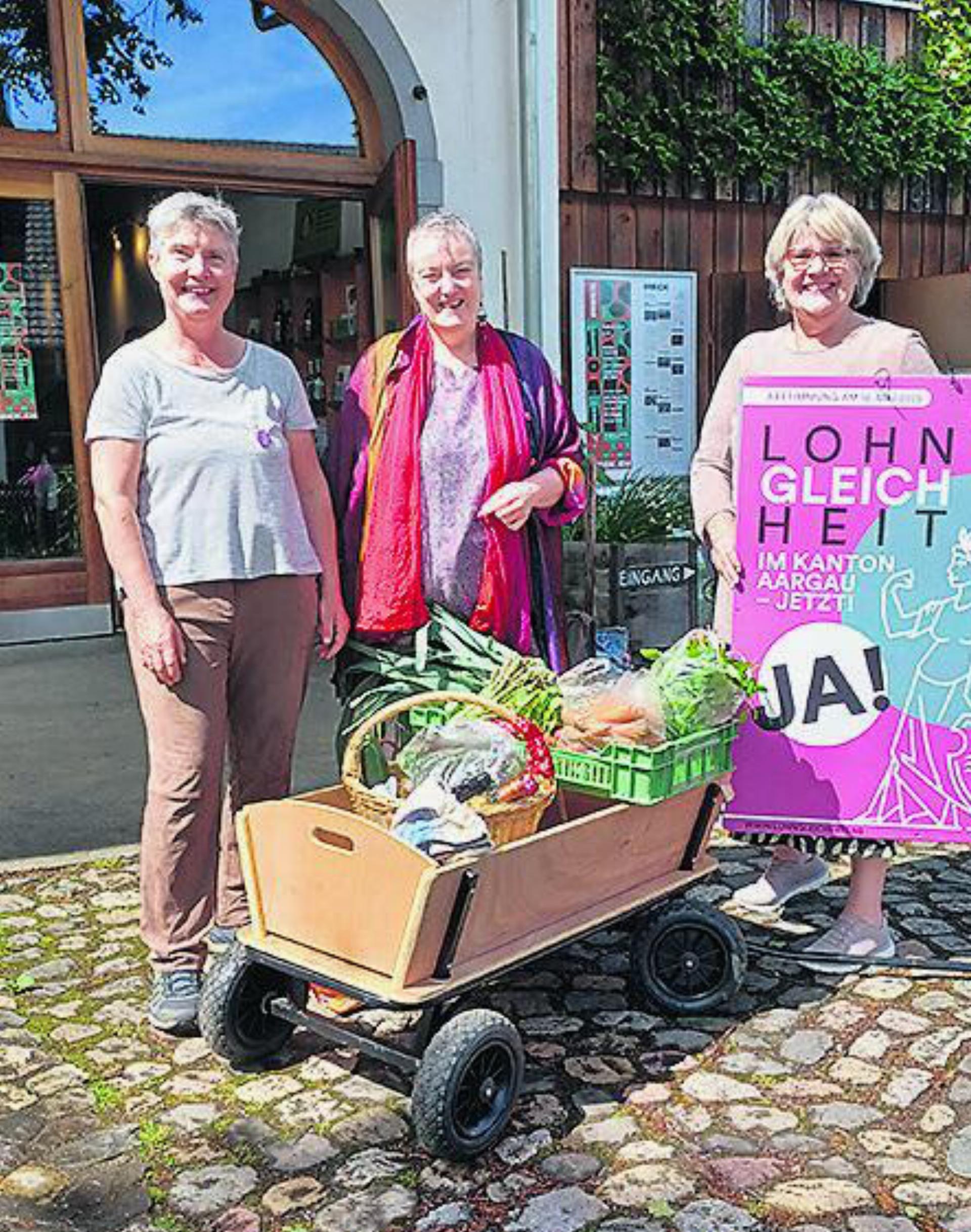 UNTERWEGS FÜR DIE LOHNGLEICHHEIT