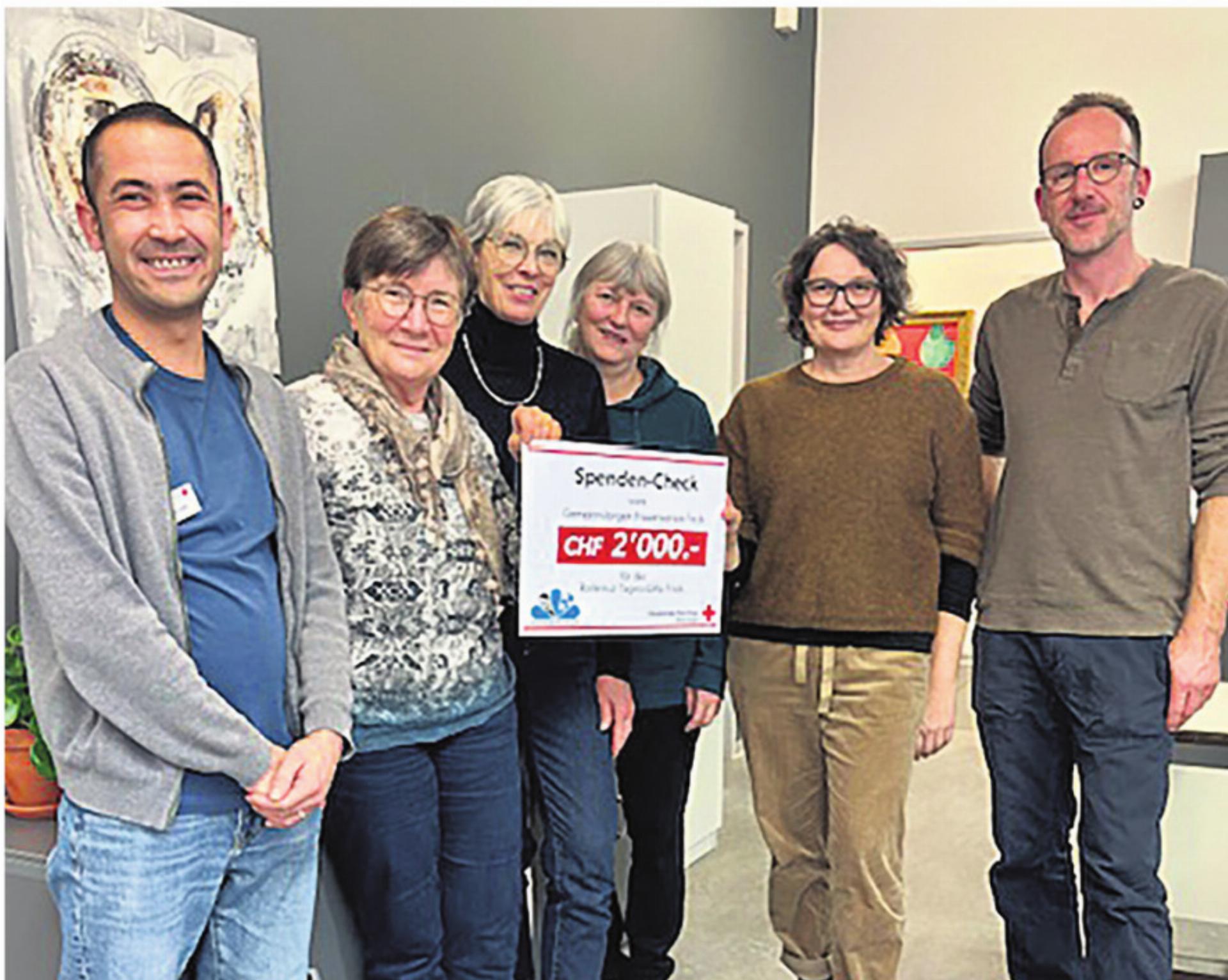 SPENDENÜBERGABEN FRAUENVEREIN FRICK - Das Bild wird blockiert. – Möglicherweise durch einen aktiven Adblocker.