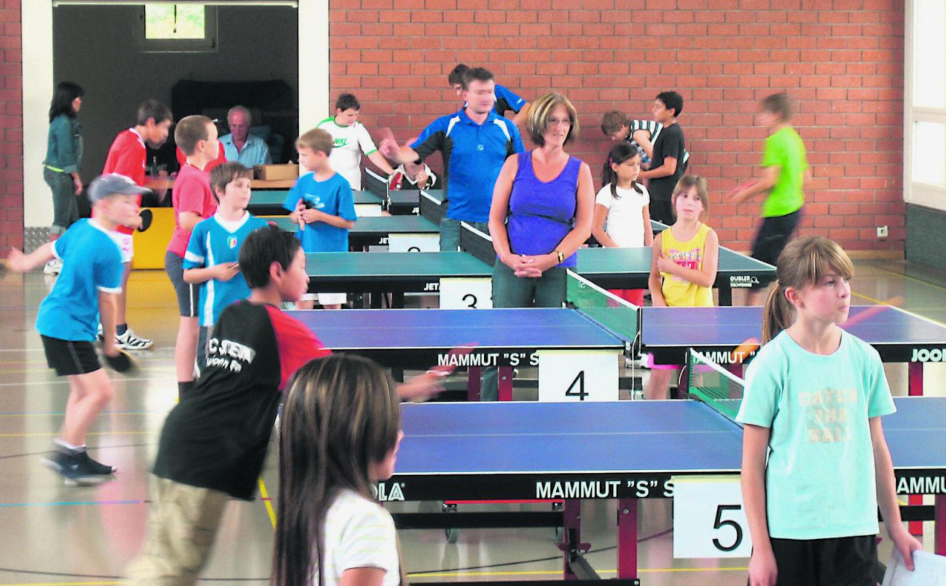 Seit 30 Jahren bemüht sich der TTC Sisseln, Kinder und Jugendliche für den Tischtennissport zu begeistern. Foto: zVg