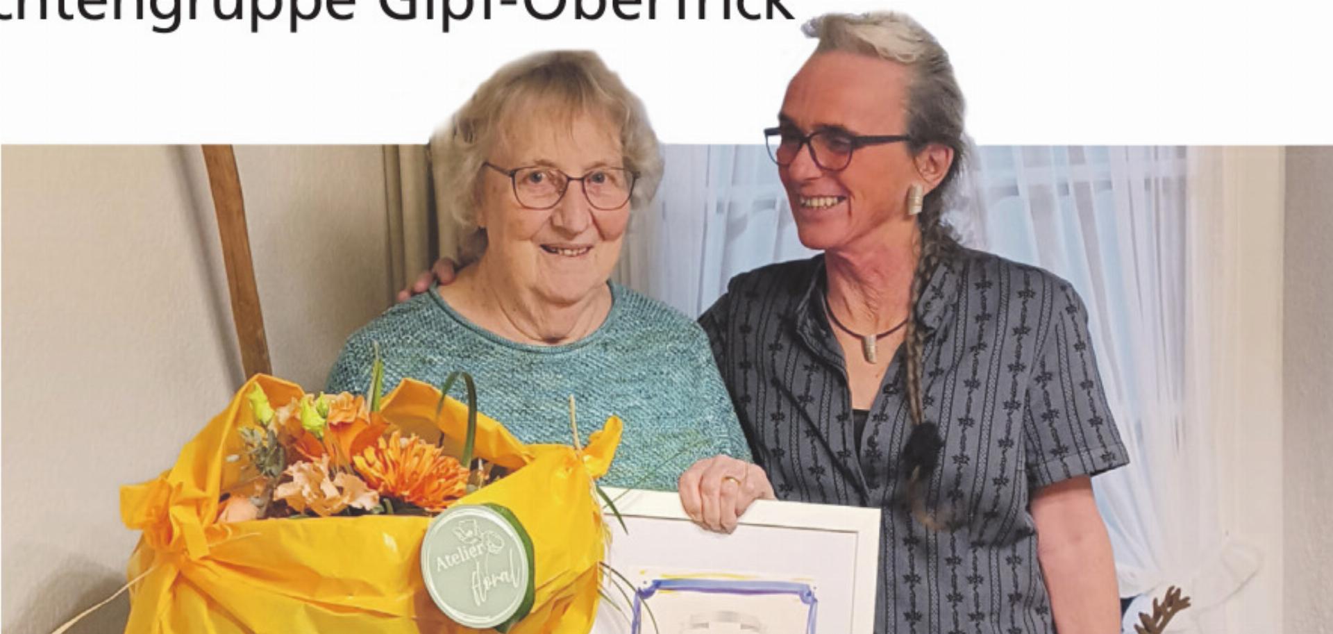 Heidi Fahrni zum Ehrenmitglied ernannt - Das Bild wird blockiert. – Möglicherweise durch einen aktiven Adblocker.