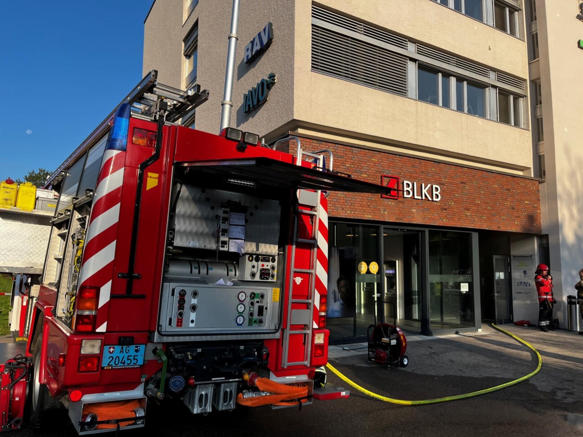 Rheinfelden: Brand im Keller, starker Rauch im Treppenhaus