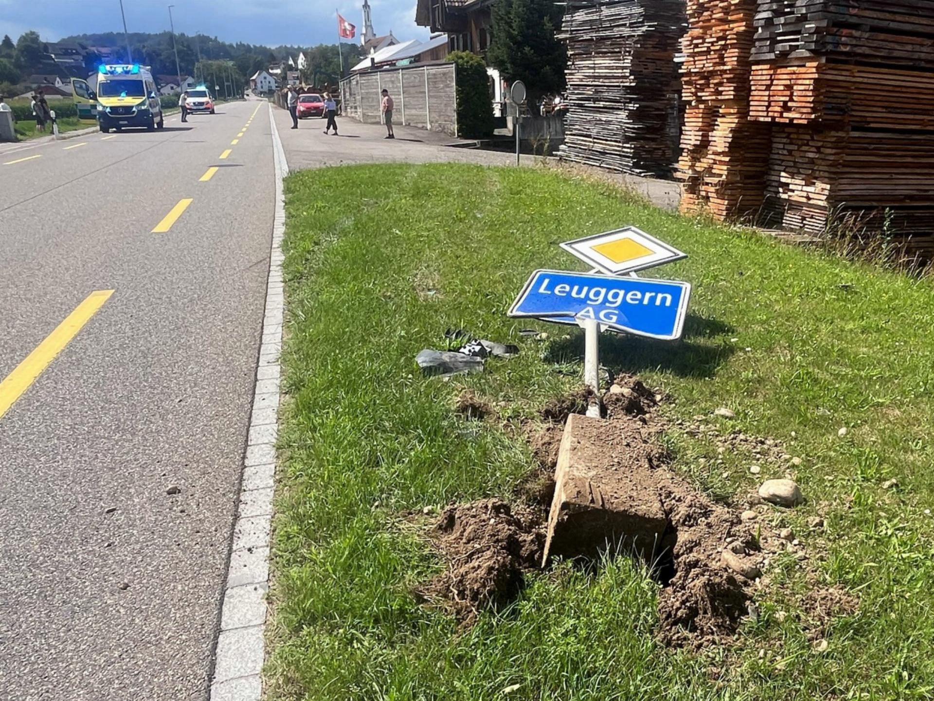 Leuggern: Am Steuer eingeschlafen
