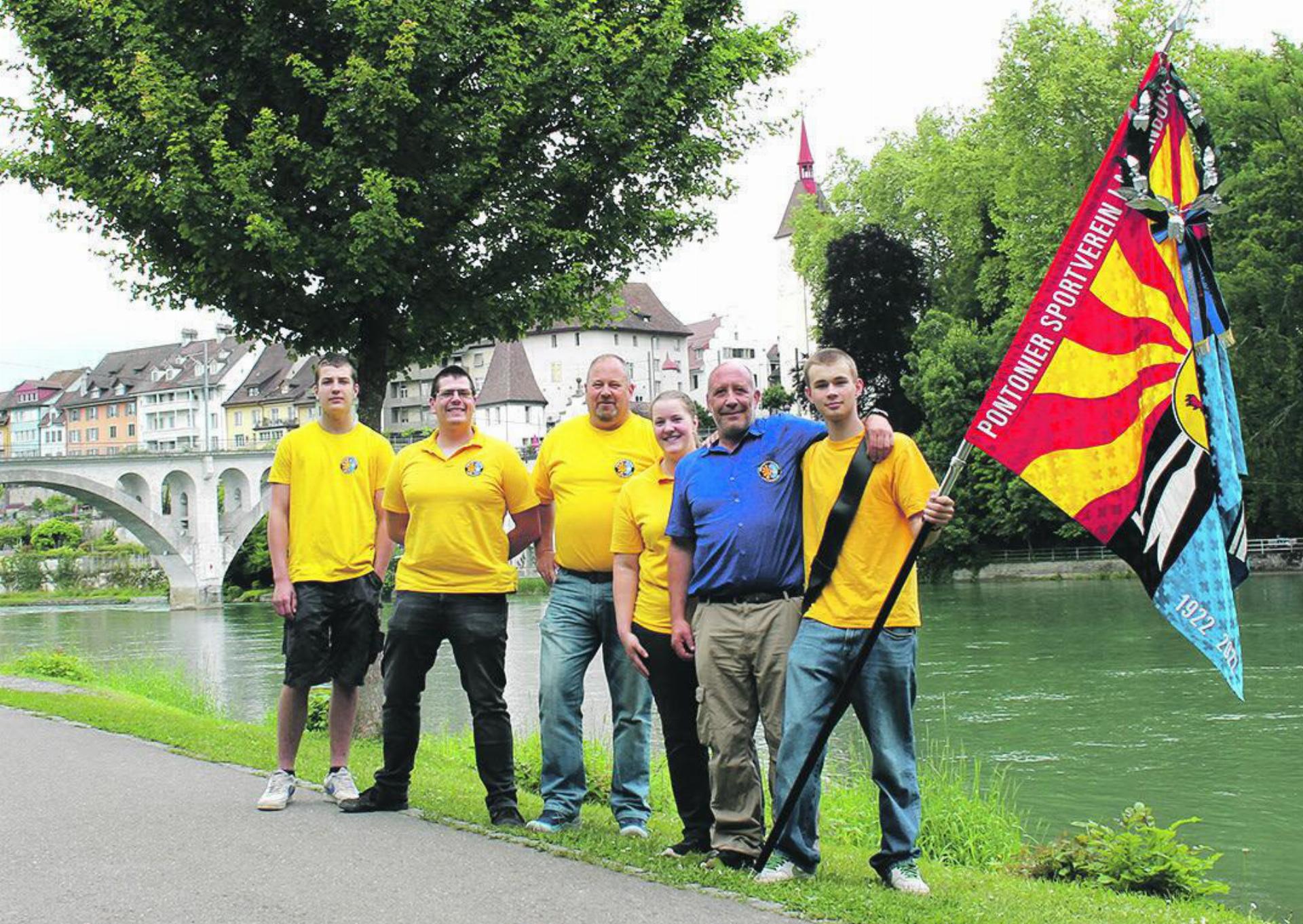 SILBERKRANZ FÜR DIE PONTONIERE LAUFENBURG