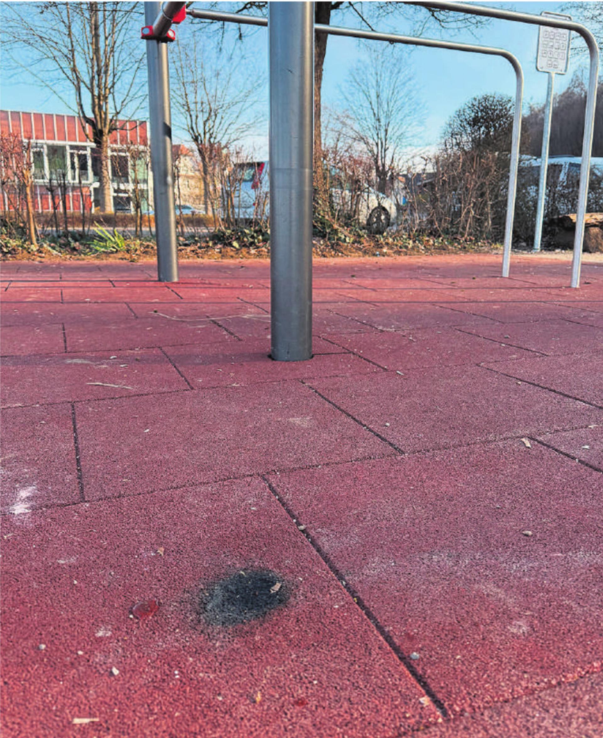 Sachbeschädigung bei neuer Sportanlage - Das Bild wird blockiert. – Möglicherweise durch einen aktiven Adblocker.