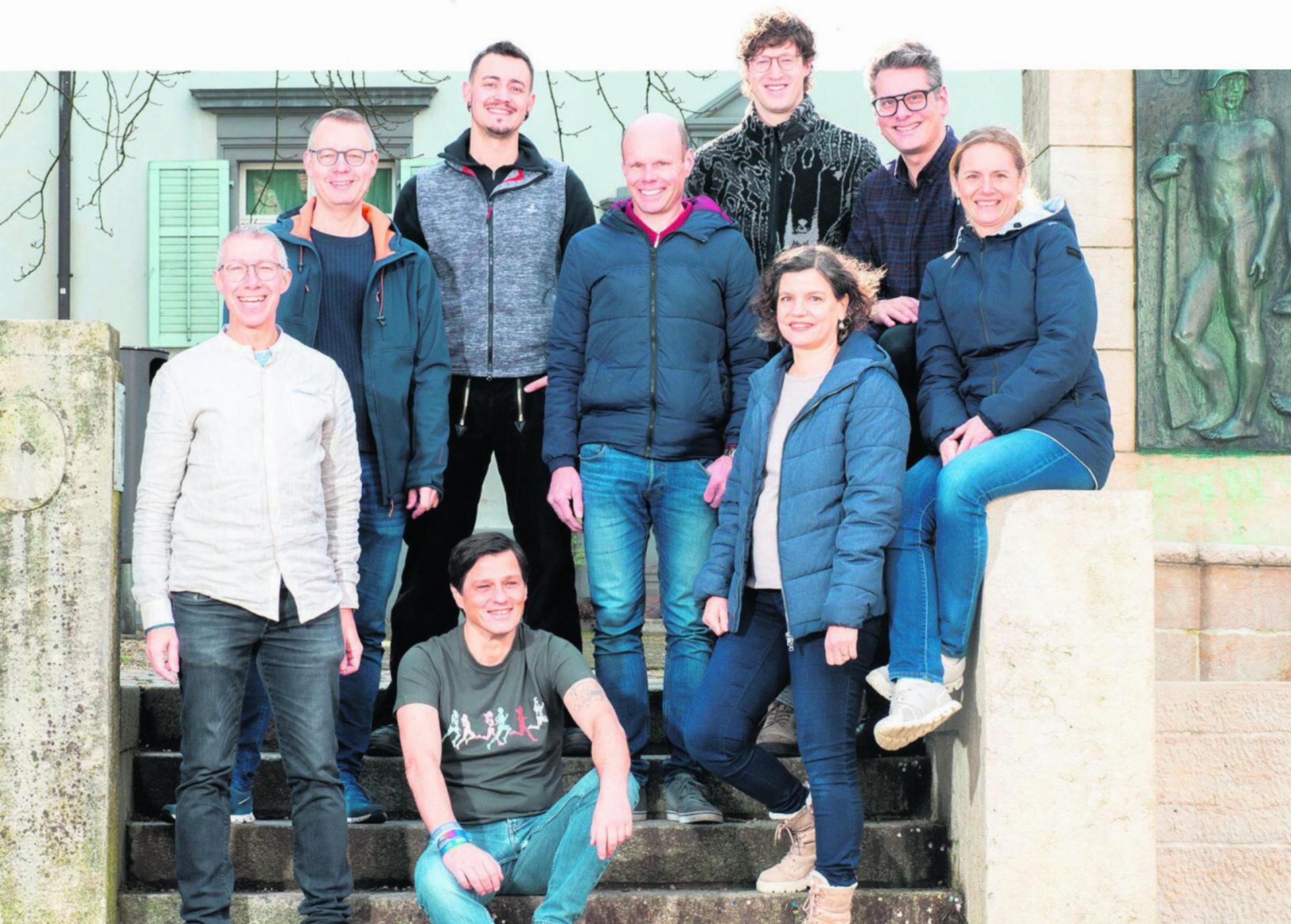 Das Organisationskomitee ist bereit für die zweite Ausgabe des Rheinfelder Stadtlaufs. Foto: zVg