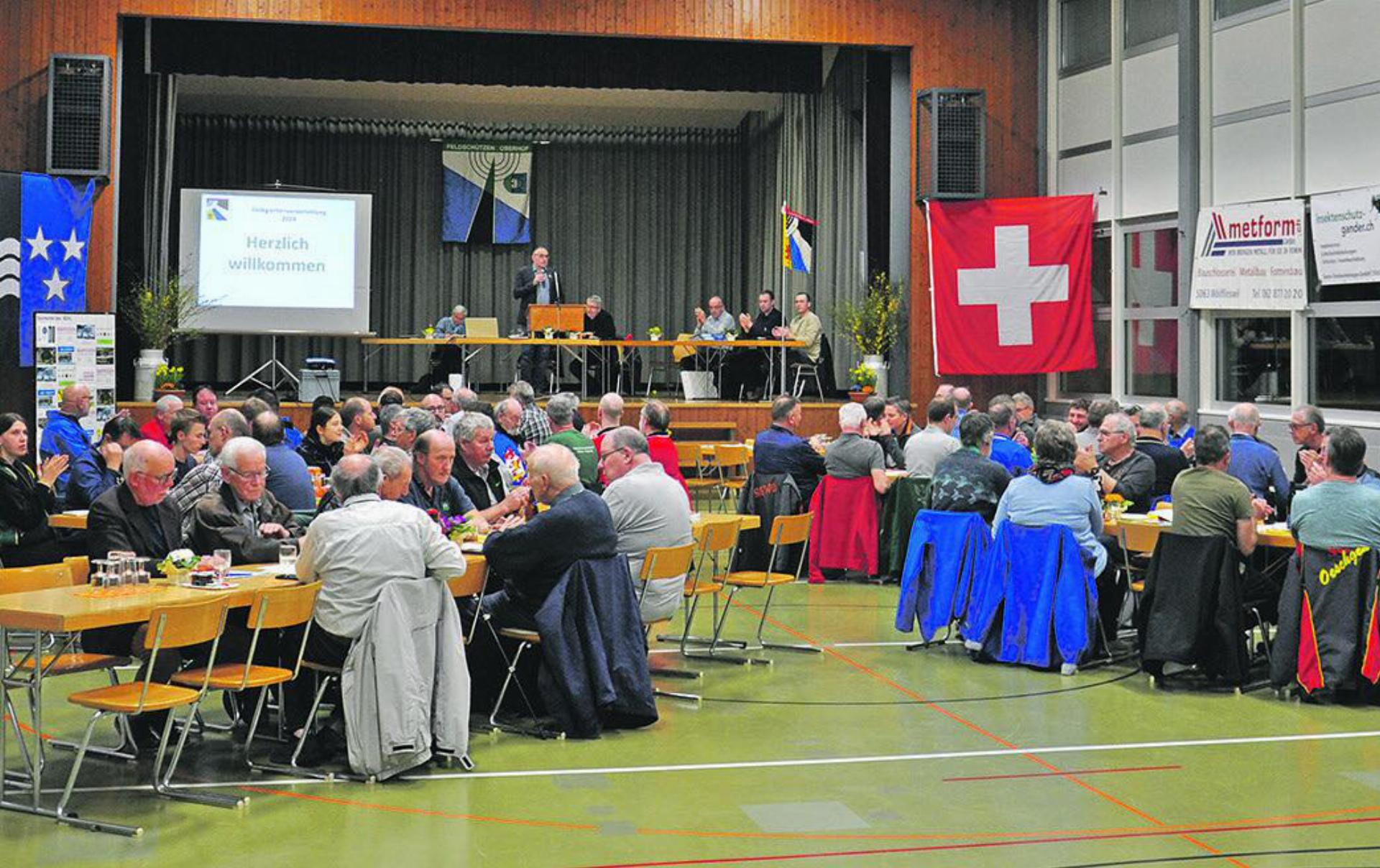 In diesem Jahr war die Feldschützengesellschaft Oberhof Gastgeber der Delegierten. Die gelungene Veranstaltung war ein Symbol in Bezug auf Förderung und Wertschätzung des Schiesssports. Foto: zVg