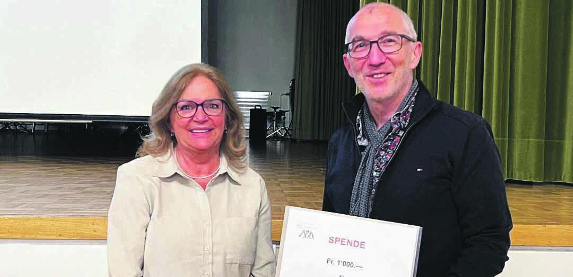 1000 Franken für die Heilpädagogische Schule Fricktal - Das Bild wird blockiert. – Möglicherweise durch einen aktiven Adblocker.