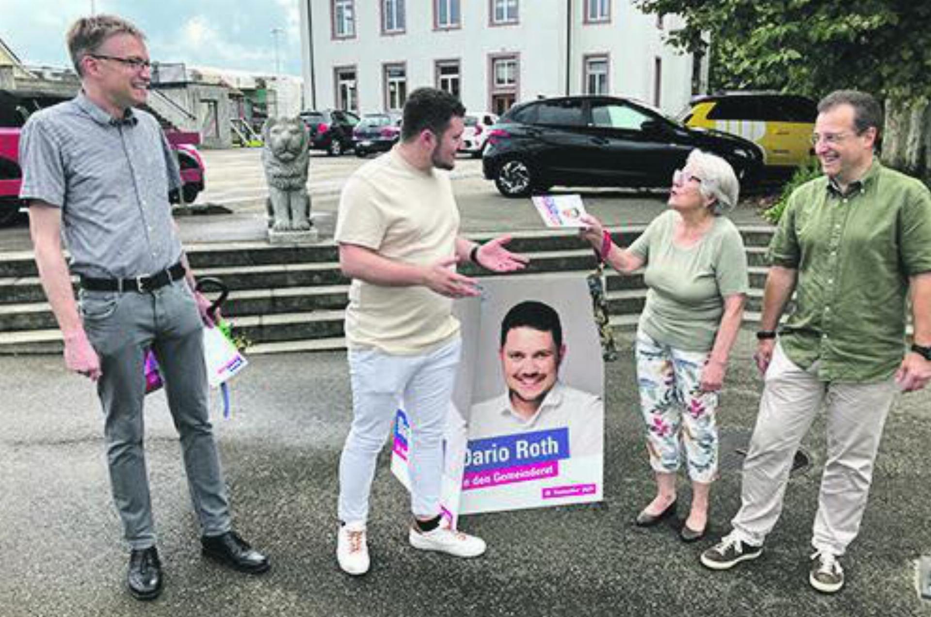 Wahlkampfauftakt von Dario Roth