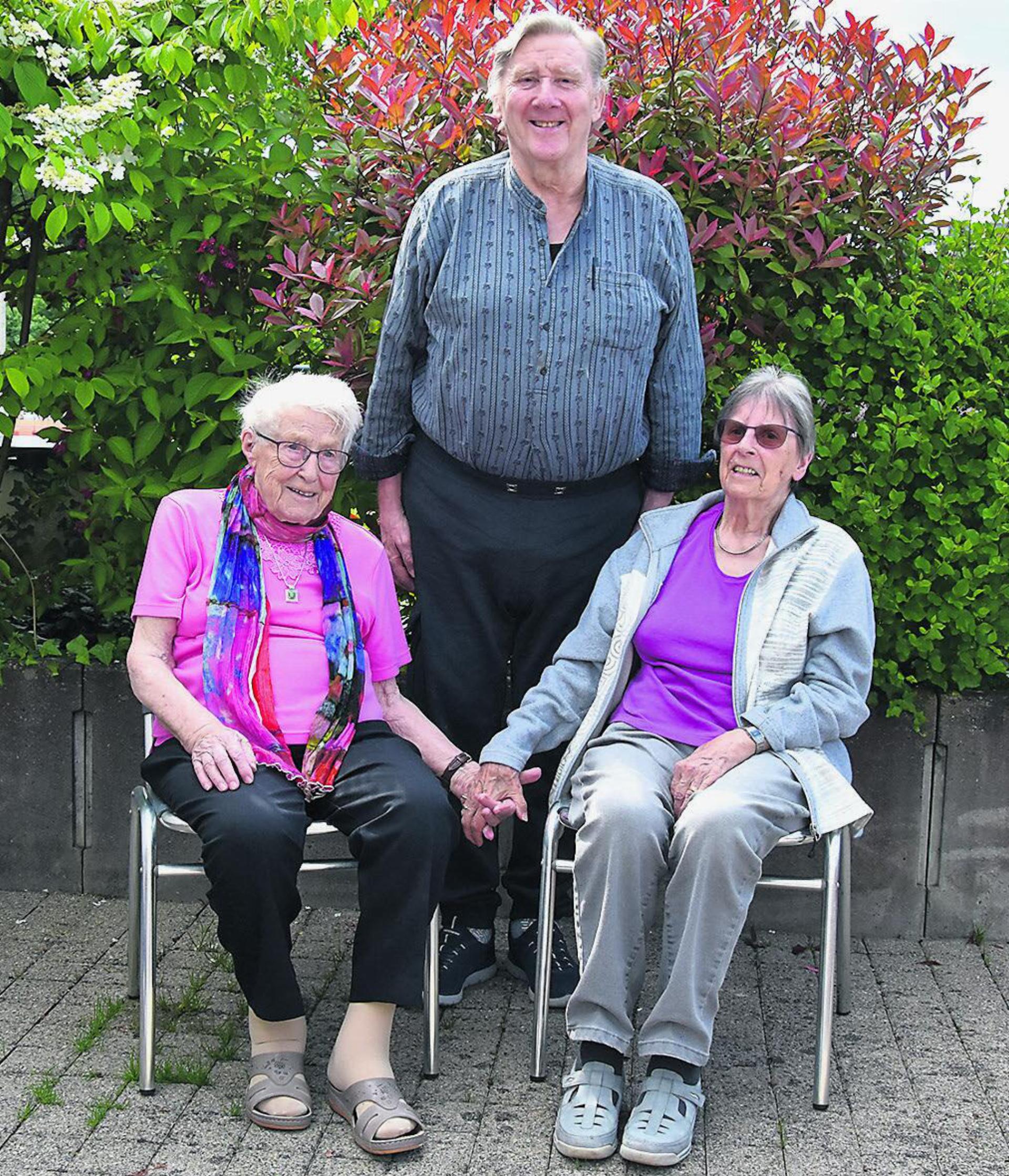 Mathilde Borner lebt seit 2023, Josef Joller seit 2022 und Trudi Maître seit zwei Monaten im Pflegeheim des GZF in Laufenburg. Zusammen bilden sie den Bewohnerrat. Foto: Susanne Hörth