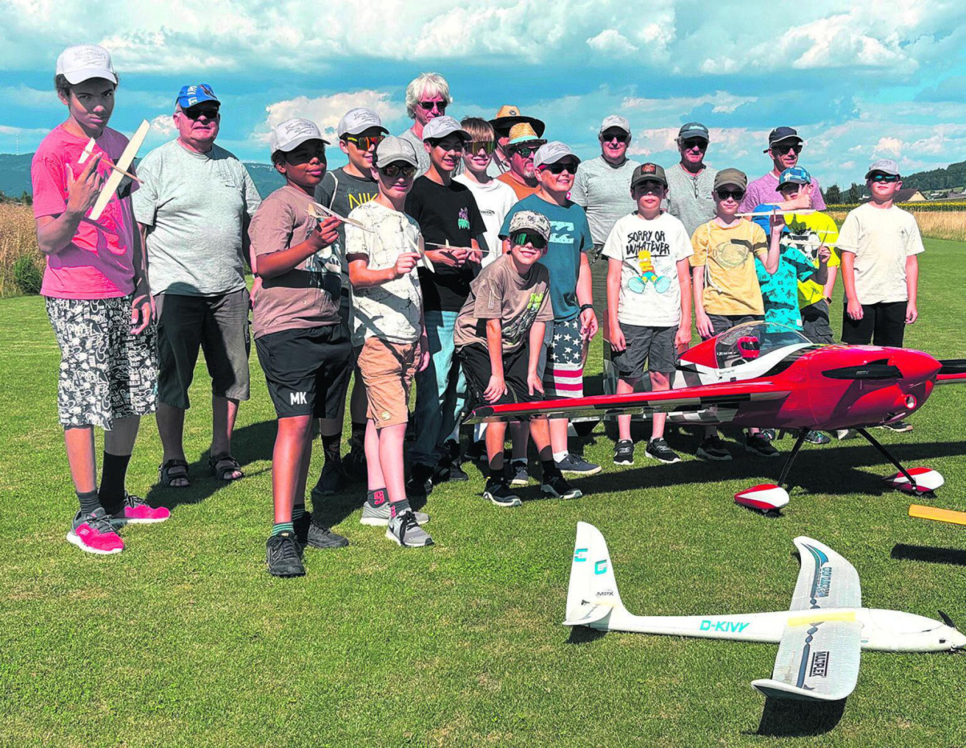 Junge Piloten am Steuer