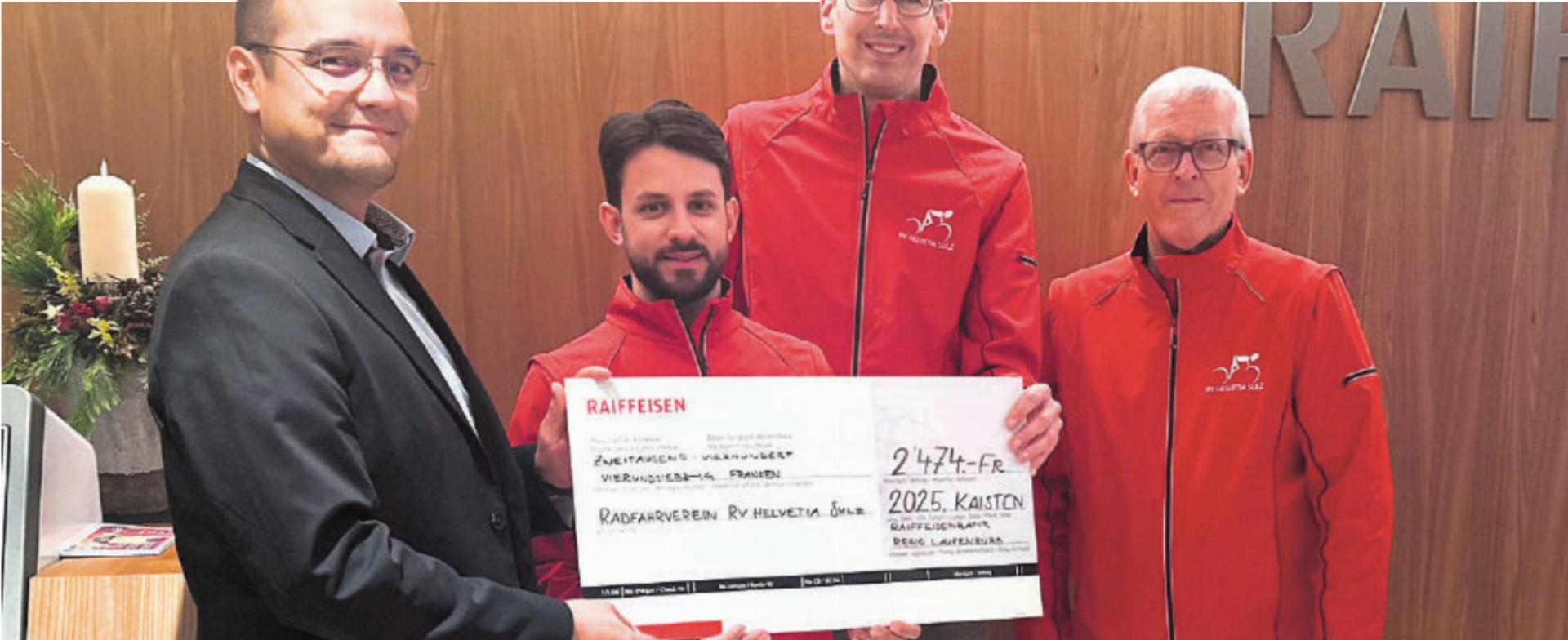 12 500 Franken an lokale Projekte - Das Bild wird blockiert. – Möglicherweise durch einen aktiven Adblocker.