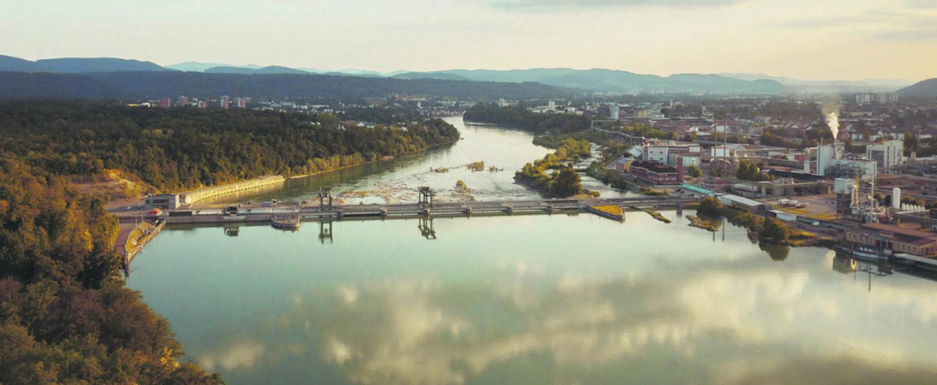 Das Wasserkraftwerk Rheinfelden soll in Zukunft mehr Strom produzieren. Foto: zVg