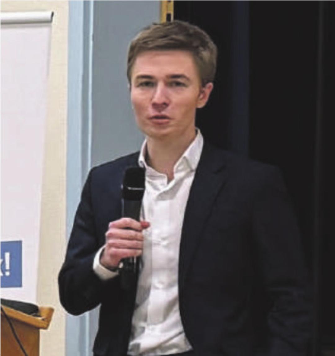 Der Fricker Etienne Frey, Präsident der Jungfreisinnigen Aargau. Der Fricker Etienne Frey, Präsident der Jungfreisinnigen Aargau.