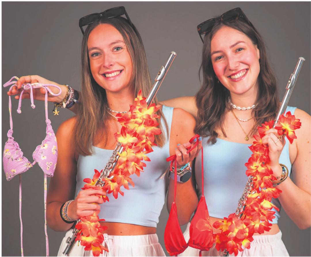 Querflötistinnen und Reisefüdlis. Querflötistinnen und Reisefüdlis.