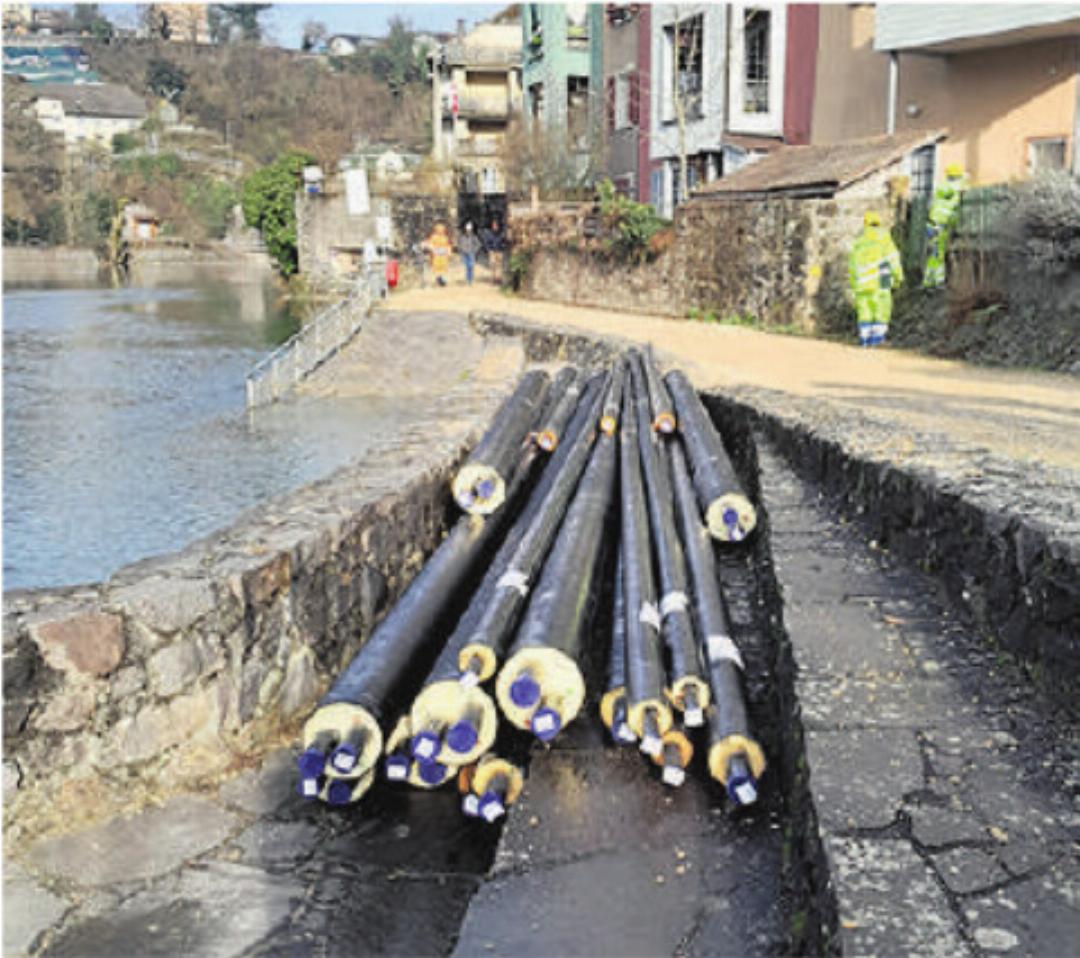 Noch sind längst nicht alle Leitungen verlegt. Noch sind längst nicht alle Leitungen verlegt.