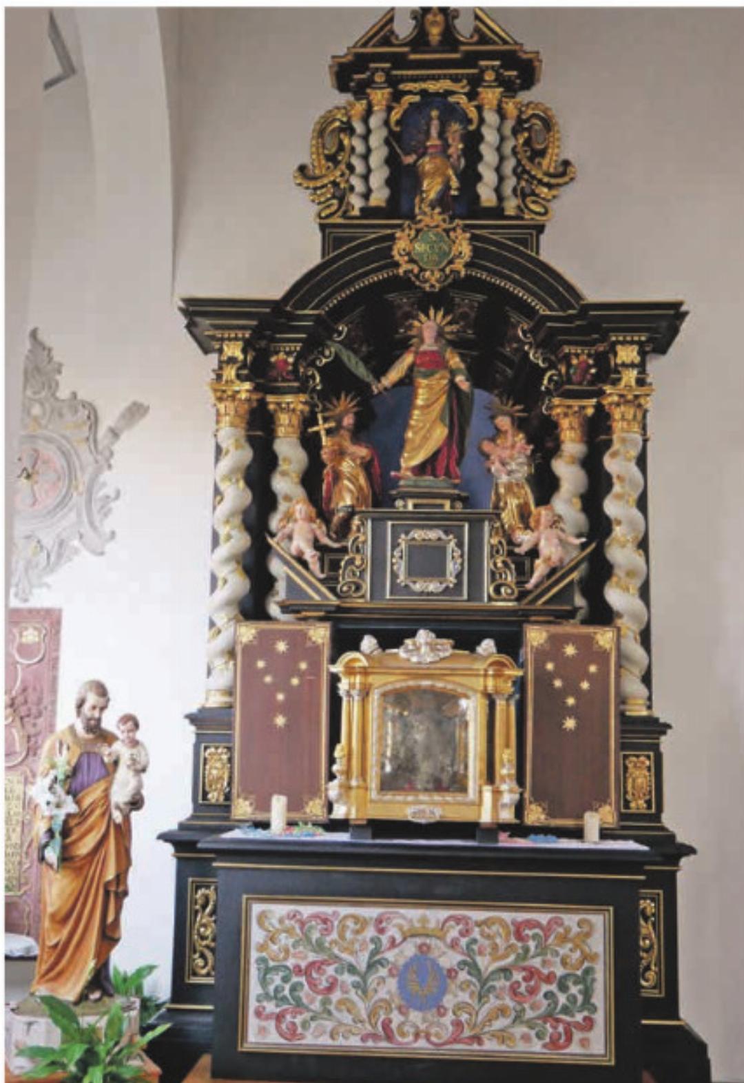 Der Secunda-Altar in St. Johann. Der Secunda-Altar in St. Johann.