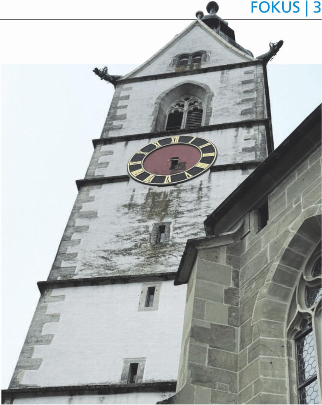 Noch fehlen die Zeiger an der Uhr. Fotos: Susanne Hörth Noch fehlen die Zeiger an der Uhr. Fotos: Susanne Hörth