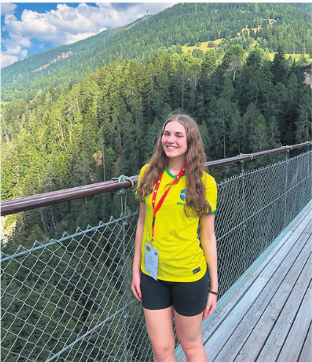 Laís Dalmonico gefällt die Natur in der Schweiz sehr. Foto: zVg Laís Dalmonico gefällt die Natur in der Schweiz sehr. Foto: zVg