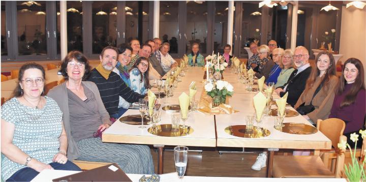 Der reformierte Kirchenchor feiert 100 Jahr: so auch an der Mitgliederversammlung. Foto: zVg