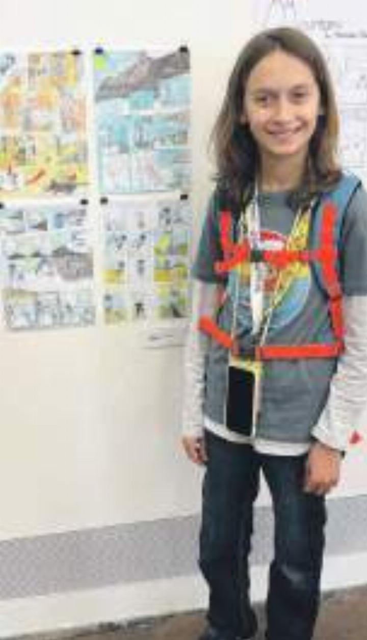 Linus Affentranger gewann in der jüngsten Alterskategorie mit seinem Comic den ersten Preis Foto: zVg