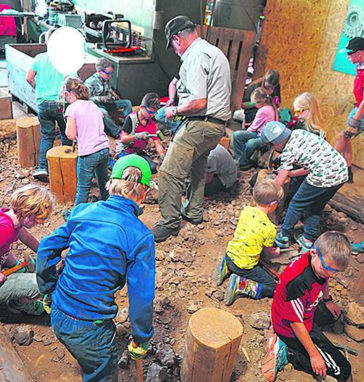 Im Bergwerk gibt es viel zu entdecken. Foto: zVg