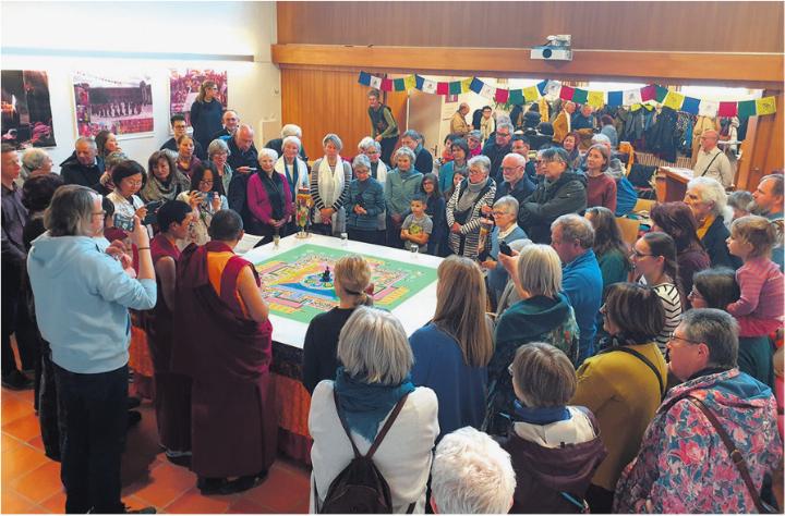 Alles ist vergänglich – auch das Mandala.