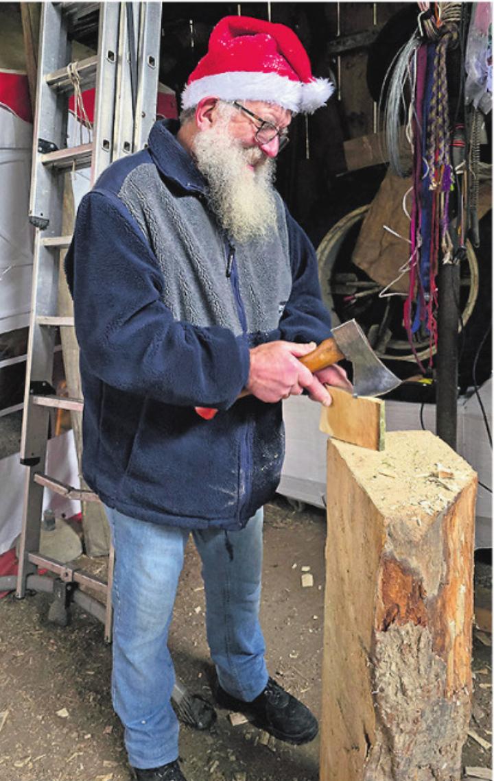 Auch Chlaus Sepp hat einige Scheiben beigesteuert. Foto: zVg