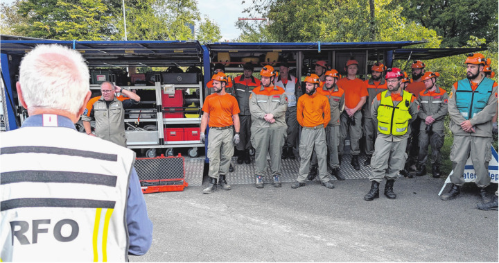 Die Gemeindeverantwortlichen wurden informiert und für ihre Aufgaben bei Grossereignissen geschult. Foto: zVg