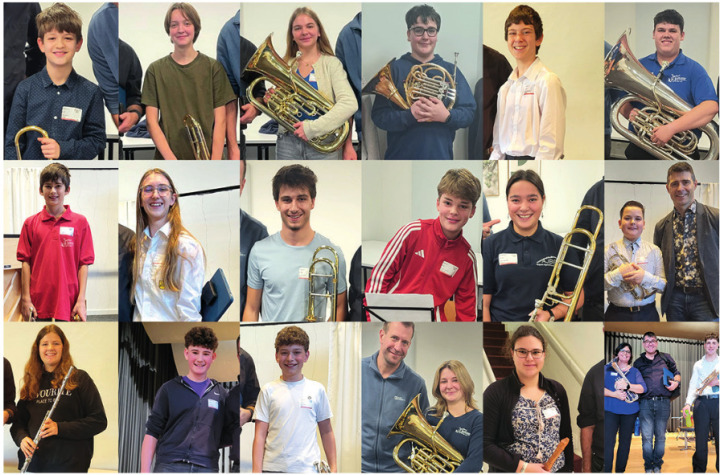 Die Musikschule Unteres Fricktal war mit einer grossen Gruppe vertreten. Foto: zVg Die Musikschule Unteres Fricktal war mit einer grossen Gruppe vertreten. Foto: zVg