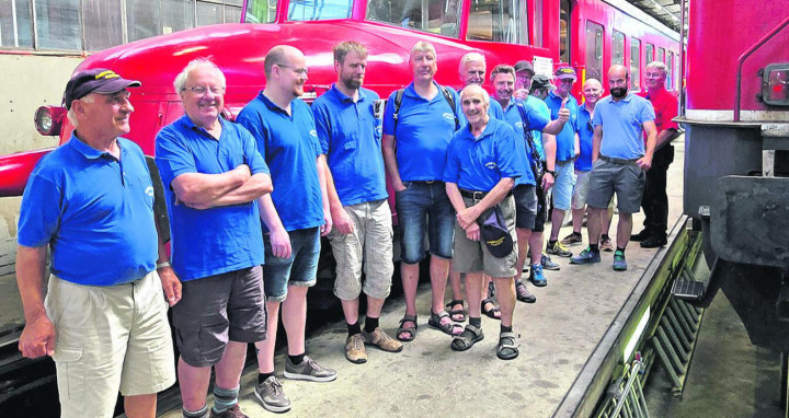 Die «Schiibensprenger» unternehmen alle zwei Jahre einen gemeinsamen Ausflug. Foto: zVg