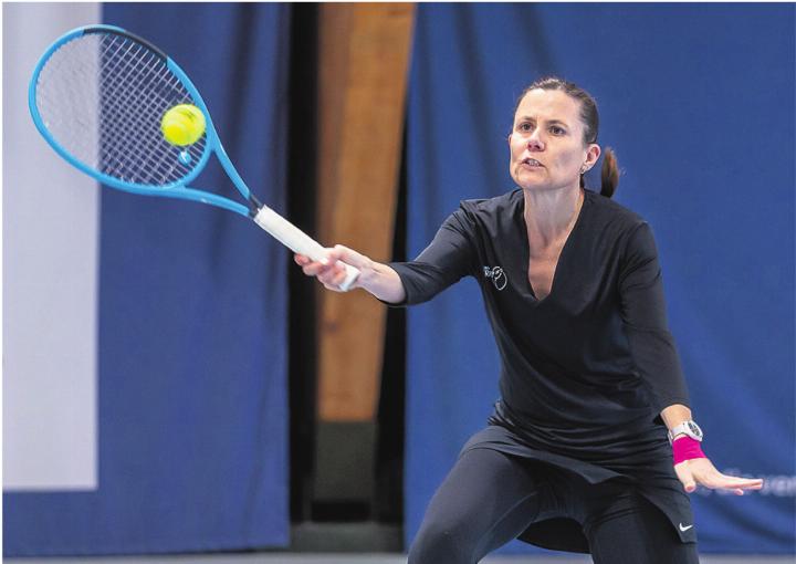 Anke Geissler vom TC Frick wird mit ihren Teamkolleginnen in der Nationalliga B angreifen. Foto: zVg