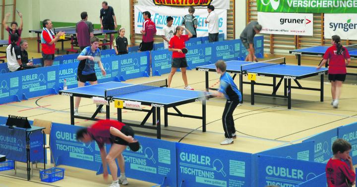 In der Steinli-Halle treffen im März die besten Tischtennisspielerinnen und -spieler aufeinander. Foto: Archiv NFZ