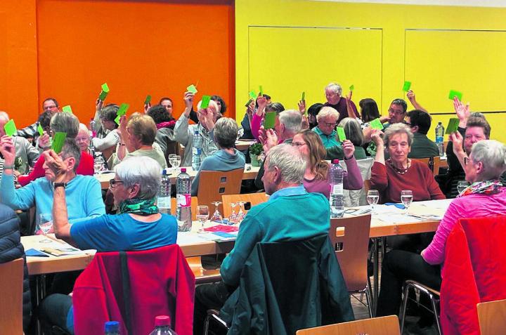 An der Versammlung erfuhren die Teilnehmenden vom arbeitsintensiven Jahr 2024 der Spitex Kaisten. Foto: zVg