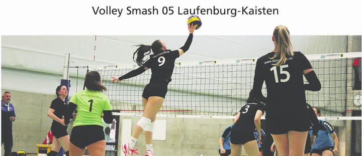 Volley Smash 05 Laufenburg-Kaisten grüsst von der Tabellenspitze. Foto: zVg