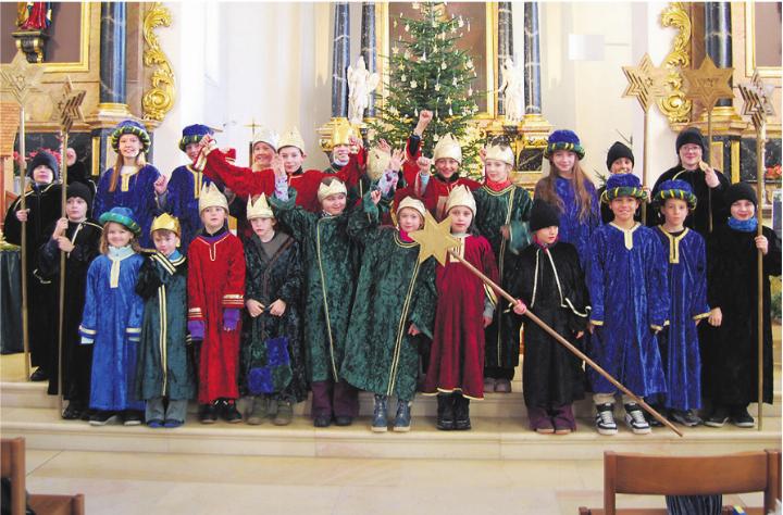 Die Sternsinger von Kaisten und Ittenthal. Foto: zVg