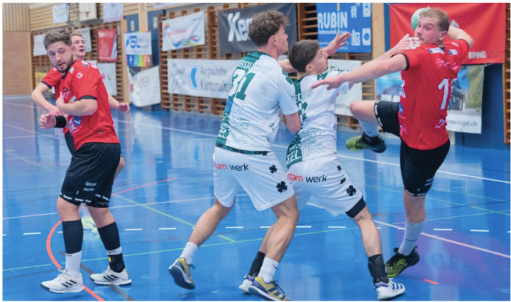 David Zwahlen und Jeremias Bitter, offensiv wie defensiv eine Bank. Foto: zVg