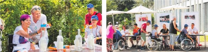 Ziel des Festes war es, die Freude an Bewegung zu fördern und den Rehabilitationserfolg zu unterstützen. Fotos: zVg