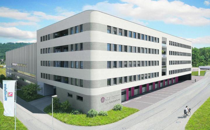 So wird sich die neue Rettungswache dereinst präsentieren. Visualisierung: zVg