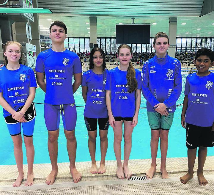 Die Teilnehmenden des Schwimmclubs Fricktal. Foto: zVg