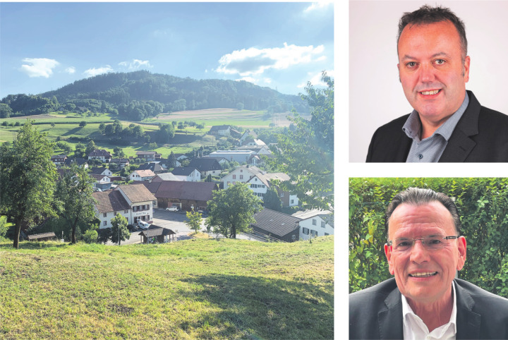 Jürg Renold (unten) und Christian Schweizer wollen beide in den Gemeinderat von Oberhof. Fotos: Archiv sir und zVg