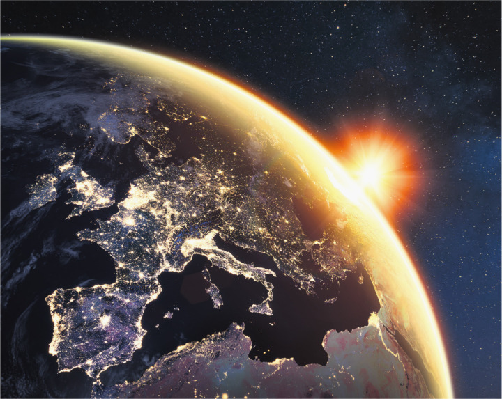 Der «alte» Kontinent Europa und seine Werte und Kultur stehen zunehmend unter Druck der Weltpolitik – und die Schweiz befindet sich mittendrin. Satellitenaufnahme: iStock