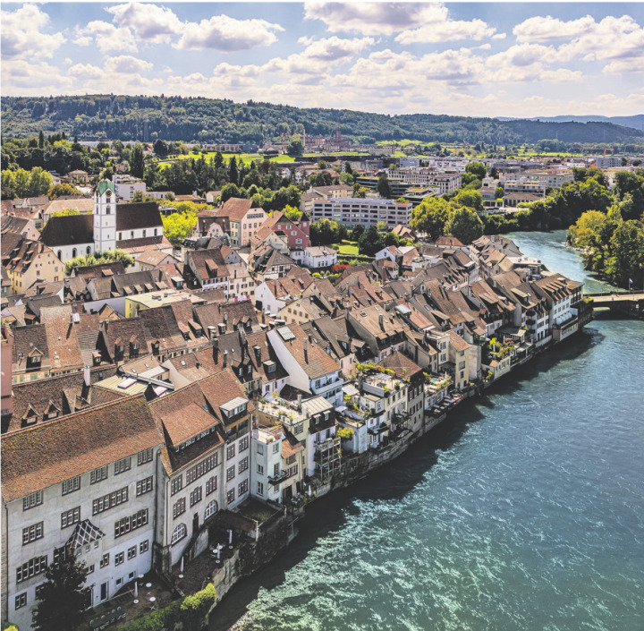 Viele, die nach Rheinfelden zügeln oder wieder wegziehen, bezeichnen Rheinfelden als idealen Wohnort. Foto: zVg